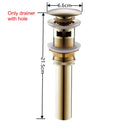 GobekUsa Brass Air Isolation Deodorant Basin Drain Pipe - Anti-Spill Water Drain