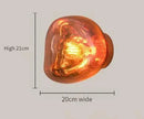 GobekUsa Lava Glass Wall Lamp: Nordic Design for Home Decor, Living Room, Bedroom