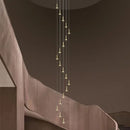 GobekUsa 2024 Nordic Minimalist Ceiling Chandelier - Trendy Living Room Lighting Decor