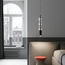GobekUsa Cylindrical Glass Pendant Light: Modern, Nordic Design for Living Room, Restaurant, Kitchen