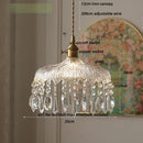 GobekUsa Crystal Glass LED Pendant Lamp: Modern Luxury Interior Lighting for Home Decor