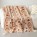 GobekUsa Bohemian Winter Blanket: Skin-friendly, Thick & Multifunctional for Office, Travel & Home