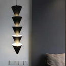 GobekUsa Gold Black Cone LED Pendant Lamp for Stylish Home and Shop Lighting