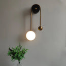 GobekUsa Golden Ball LED Wall Lamp for Home Decor