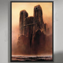 GobekUsa Beksinski Prints: Surreal Gothic Art Poster, Psychedelic Characters, Polish Surrealism