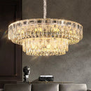 GobekUsa Crystal Ring Chandelier: 2024 Luxury Bedroom Dining Room Lighting