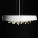GobekUsa Clear Crystal Pendant Light Chandelier for Living Room & Bedroom