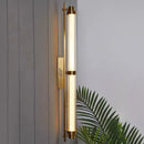 GobekUsa LED Glass Wall Lamp for Living Room Bedroom Café Restaurant, Minimalist Postmodern Design