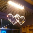 GobekUsa Crystal Chandelier: Modern Dining Table & Bar Lamp for Bedroom & Dining Room Lighting