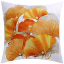 GobekUsa Blue Floral Cushion Cover 45x45cm for Modern Home Decor & Office Sofa