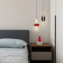 GobekUsa Candy Glass Ceiling Hanging Chandelier for Loft Living Room