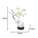 GobekUsa Gold Gourd Branches Luxury Ornaments Feng Shui Home Decor Crafts