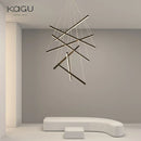 GobekUsa LED Chandelier: Modern Luster Lighting for Stair Hall Bedroom Room Duplex Building