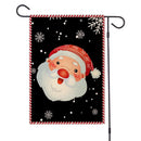 GobekUsa Christmas Festive Garden Flag - Santa Snowman Home Decor 30*45cm