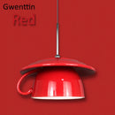 GobekUsa Ceramic Cup Pendant Light: Stylish LED Hanging Lamp for Home Decor and Kitchen