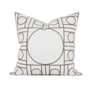 GobekUsa Geometric Embroidered Noble Cushion Covers for Living Room Sofa