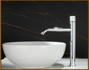 GobekUsa Brushed Gold Basin Faucet: Solid Brass Hot Water Mixer Sink Tap