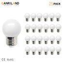 GobekUsa G45 White String Lights: Waterproof Outdoor Mini Bulbs, Warm White 2700K