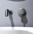GobekUsa Gold Brass In-Wall Basin Faucet Mixer Tap for Hot Cold Bathroom Sink