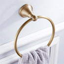 GobekUsa Bronze Bathroom Accessories Set: Towel Rack, Toilet Brush Holder, Soap Dish, Towel Shelf