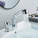 GobekUsa Lift-Up Bathroom Sink Faucet Chrome Finish 360-degree Rotation Water Mixer
