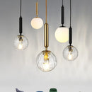 GobekUsa Glass Ball Pendant Light for Dining Room & Bedroom Decor