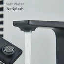GobekUsa LCD Digital Basin Faucet Brass Mixer Tap Hot Cold Deck Mounted Display