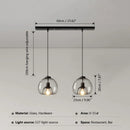 GobekUsa Glass Ball LED Pendant Lights for Home, Office, and Restaurant Decor