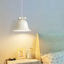 GobekUsa Bowknot Bell LED Chandelier: Modern Nordic Restaurant Cafe Indoor Lighting Fixture