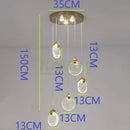 GobekUsa Crystal LED Chandelier for Modern Home Decor and Lighting