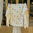 GobekUsa Lamb Nap Cartoon Coral Velvet Blanket: Super Soft, Thick, and Cute for Winter