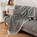 GobekUsa Geometric Tassel Blanket - Nordic Style Sofa Throw and Bohemian Decor Rug