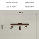 GobekUsa Nordic WoodenTrack LED Ceiling Spotlight for Home Decor