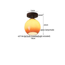 GobekUsa LED Ceiling Lamp Japanese Style Glass Modern Living Room Lighting