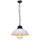 Vintage Black Metal Dome Pendant Light