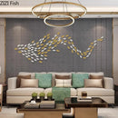 GobekUsa Ginkgo Leaves Wall Decor - Stereoscopic Living Room Ornaments