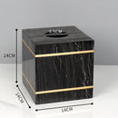 GobekUsa Black Marble Bathroom Accessories Set
