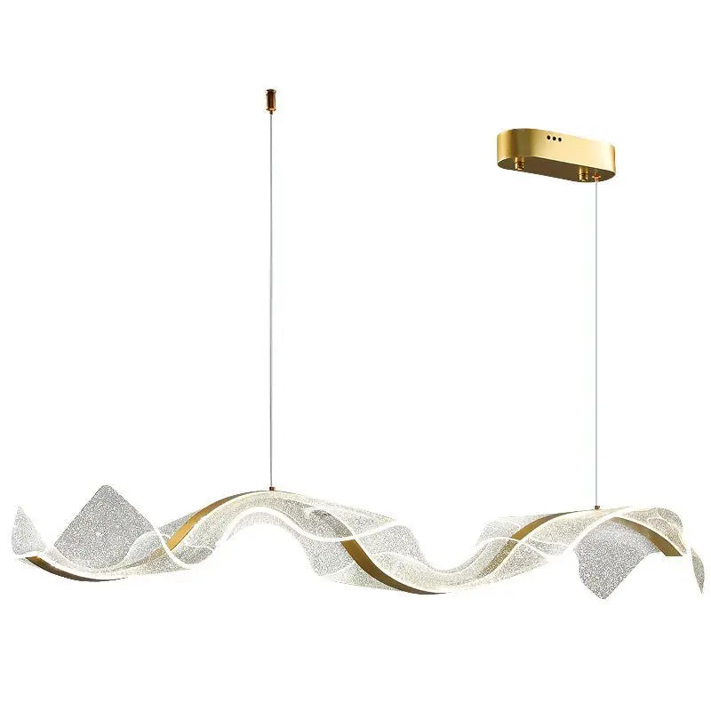 GobekUsa LED Acrylic Chandelier Dining Room Light Fixtures Adjustable Kitchen Hanging Lamp, photo 6 of 8