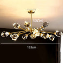 GobekUsa LED Indoor Chandelier Lighting for Living Room, Bedroom, and Dining Room