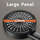 GobekUsa 5-Mode High Pressure Shower Head with Big Panel - Water Saving Rainfall Shower