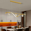 GobekUsa LED Pendant Lamps Dimmable Ceiling Chandelier for Dining Room Kitchen Island