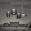 GobekUsa Glass LED Chandeliers for Living Room Bedroom Kitchen Pendant Lamp