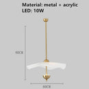 GobekUsa Lotus Leaf Pendant Lamp - Gold Metal Art Deco Lighting for Home, Restaurant, Shop