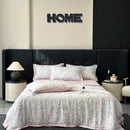 GobekUsa Cool Silk Summer Quilt Set with Sheets & Pillowcases