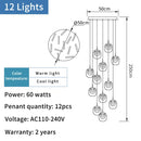 GobekUsa Gold Crystal Staircase Chandelier | Luxury Indoor Lighting Fixtures