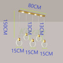 GobekUsa Crystal LED Chandelier for Modern Home Decor and Lighting