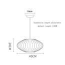 GobekUsa Elegant Silk Designer Pendant Lamp for Home & Hospitality Lighting