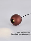 GobekUsa LED Ball Pendant Light: Minimalist Bedroom Chandelier & Table Lamp