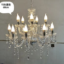 GobekUsa Crystal Light Road Guide Wedding Hall Candle Light European style Pendant