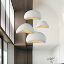 GobekUsa Creamy Style Wabi Sabi Chandelier Stairs Nordic Led Pendant Lights